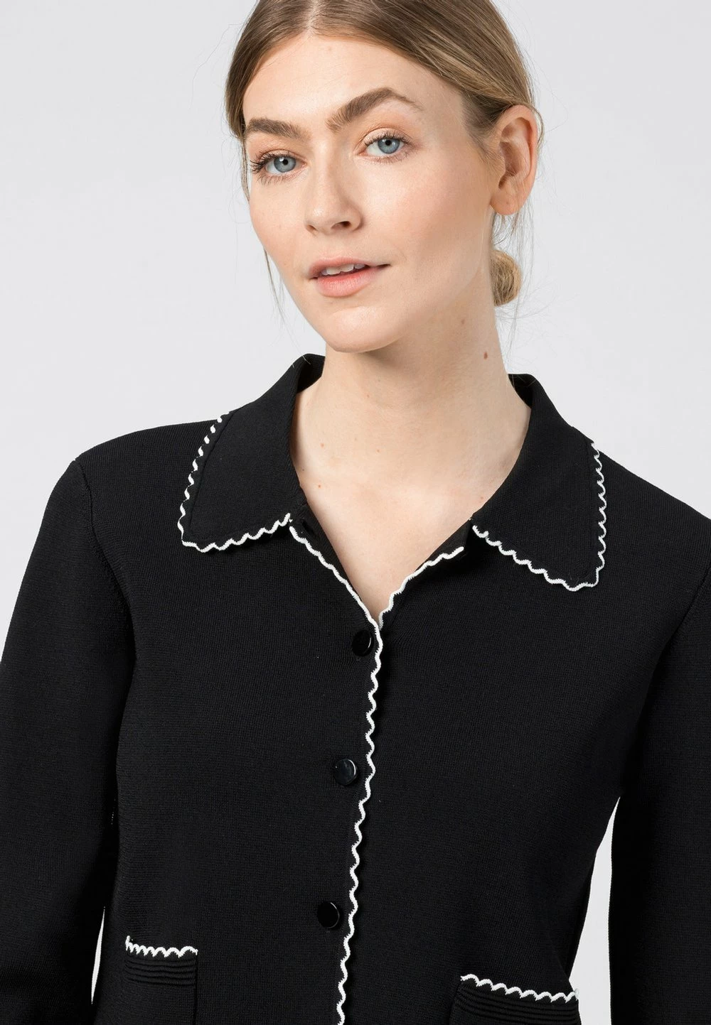 HALLHUBER Gilet Prix Abordable pulls & gilets col à revers femme 4 HALLHUBER Gilet Prix Abordable pulls & gilets col à revers femme – Image 4