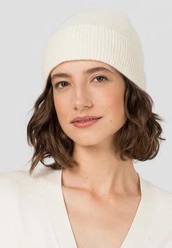 HALLHUBER Qualité garantie 100% Bonnet bonnets et cache-oreilles couleur unie femme