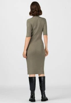 HALLHUBER Qualité Fiable Robe fourreau robes col rond femme -France Hallhuber Soldes Boutique f227a031db6c46c787bffddf3703b99e