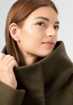 Meilleure qualité HALLHUBER Manteau classique manteaux col montant femme -France Hallhuber Soldes Boutique fbea72ea148345b1bc9136029cdbc248