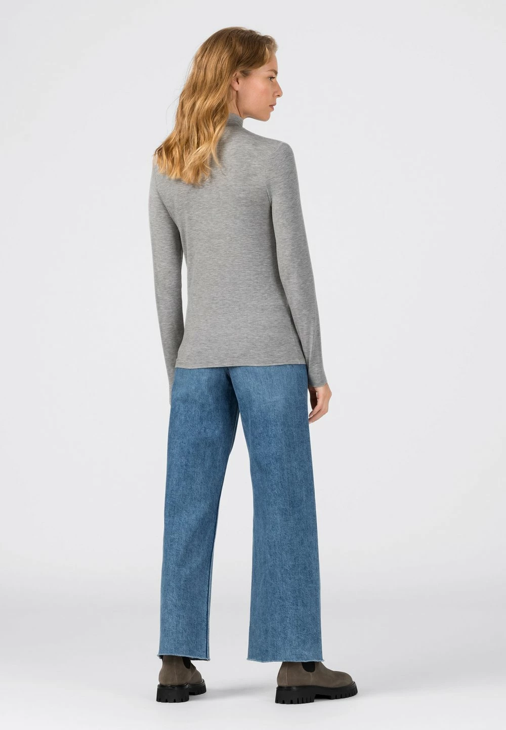 Prix Bradés HALLHUBER MIT KRAGEN - T-shirt à manches longues t-shirts et tops col officier femme 2 Prix Bradés HALLHUBER MIT KRAGEN - T-shirt à manches longues t-shirts et tops col officier femme – Image 2